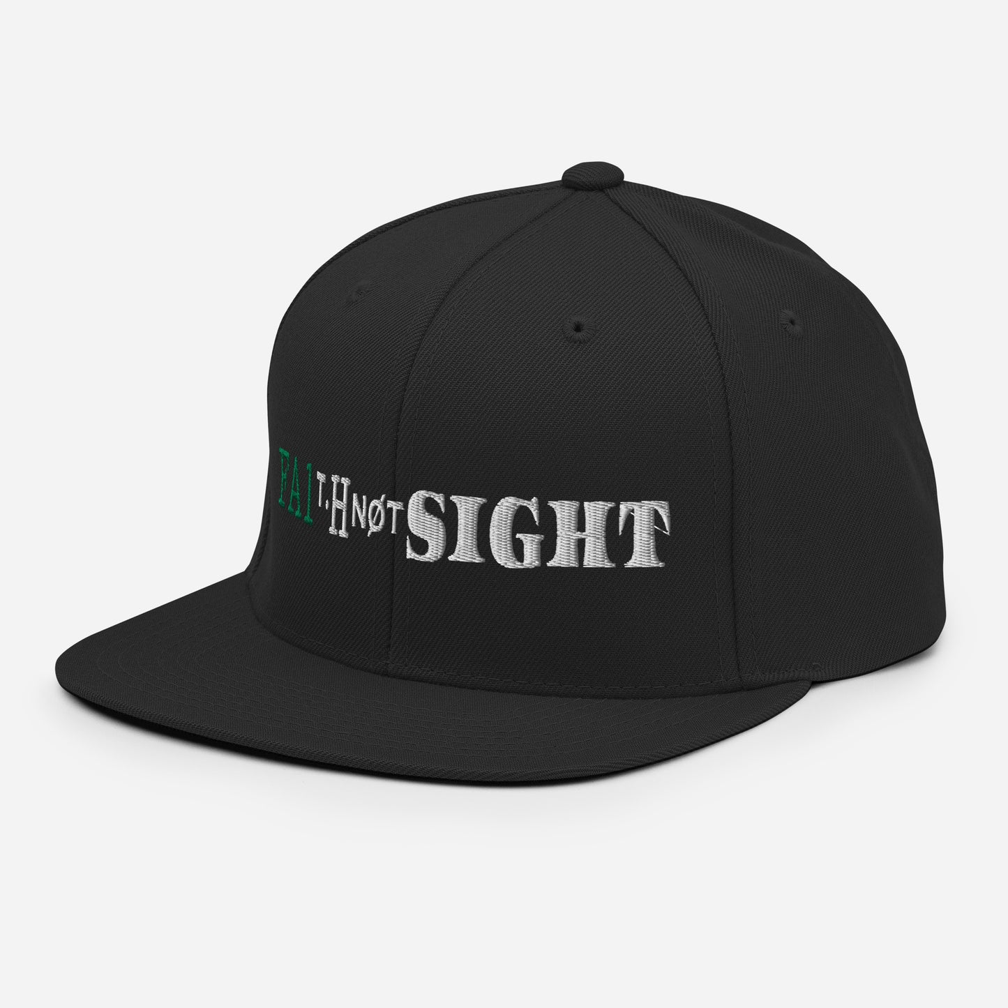 Faith Not Sight Snapback Hat - RTS Collaborative