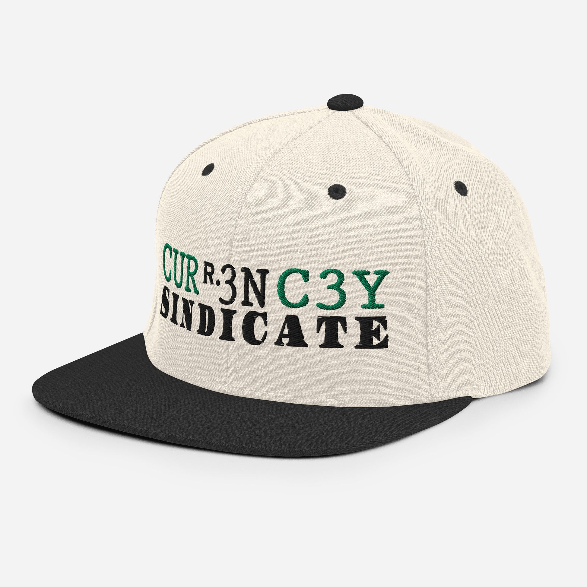 Currency Type Snapback Hat - RTS Collaborative
