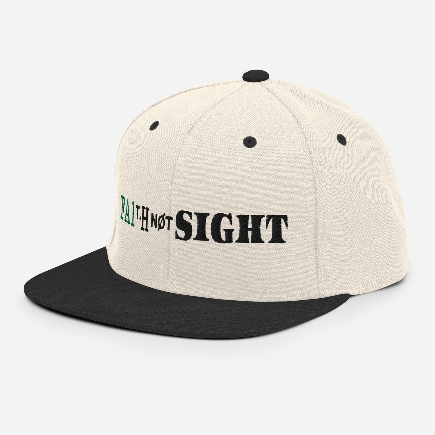 Faith Not Sight Snapback Hat - RTS Collaborative