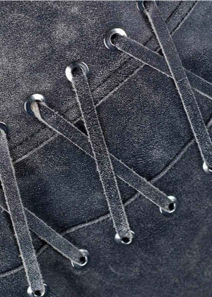 Vintage Weave Faux Leather Jacket - RUN THE STREETS COLLABORATIVE