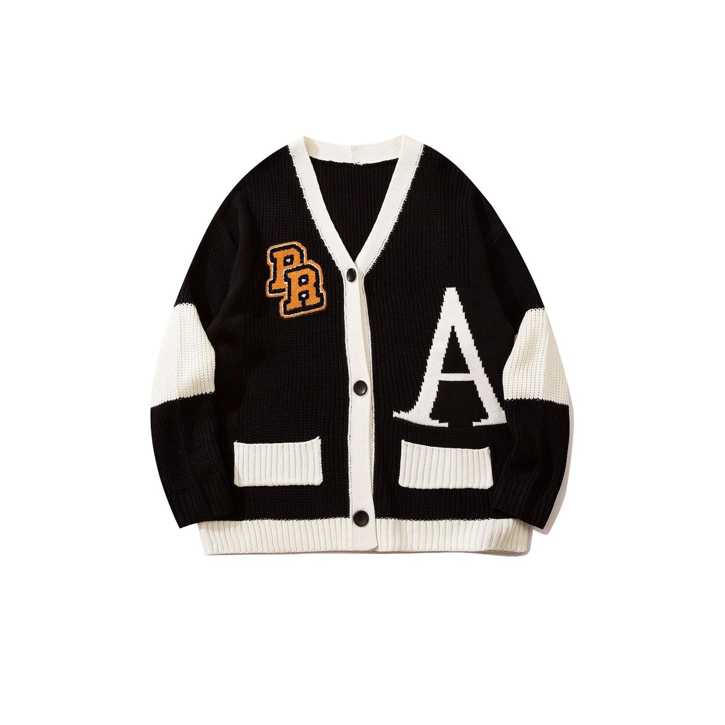 Varsity Letter Patch Cardigan