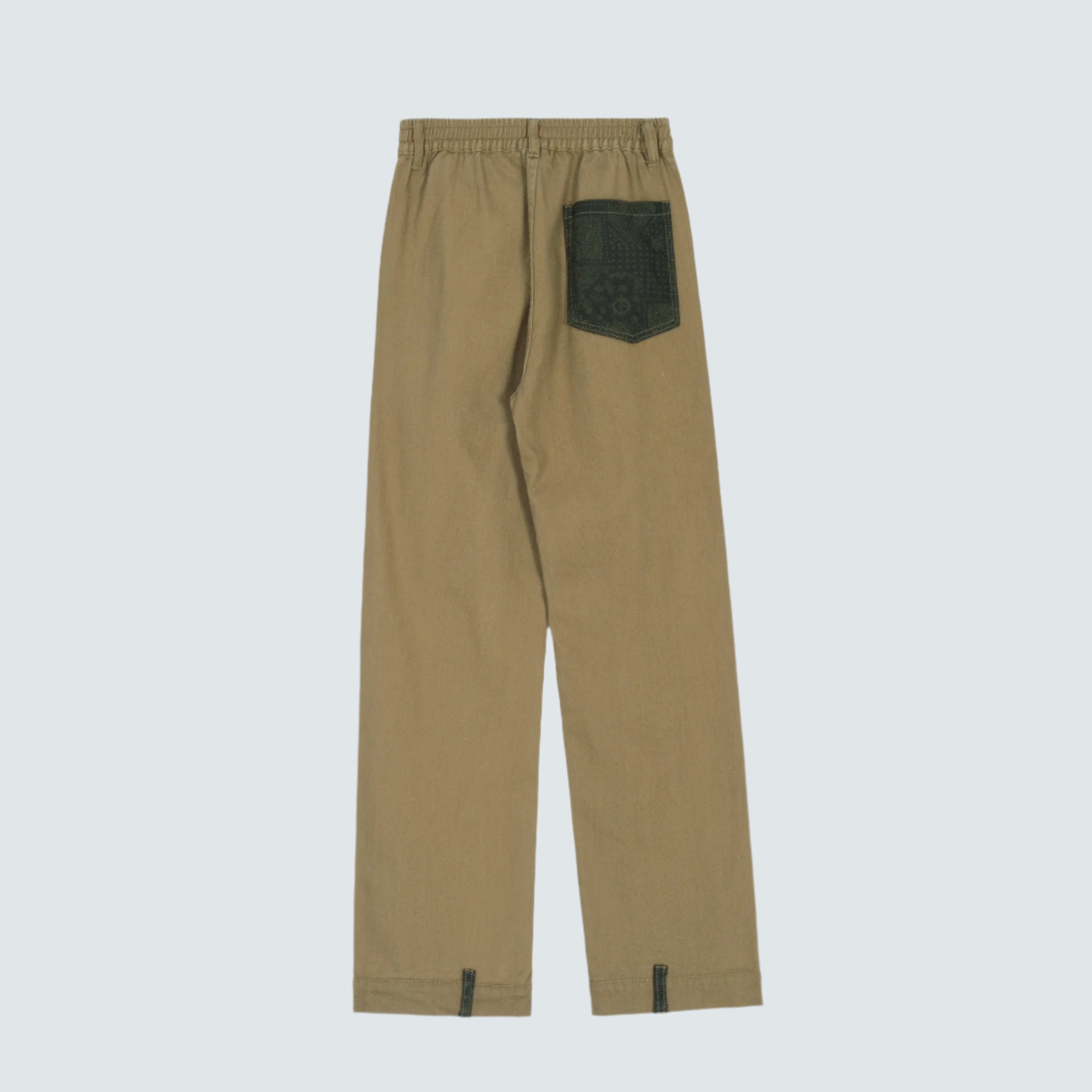 Street Contrast Stitching Straight Jeans - RUN THE STREETS COLLABORATIVE