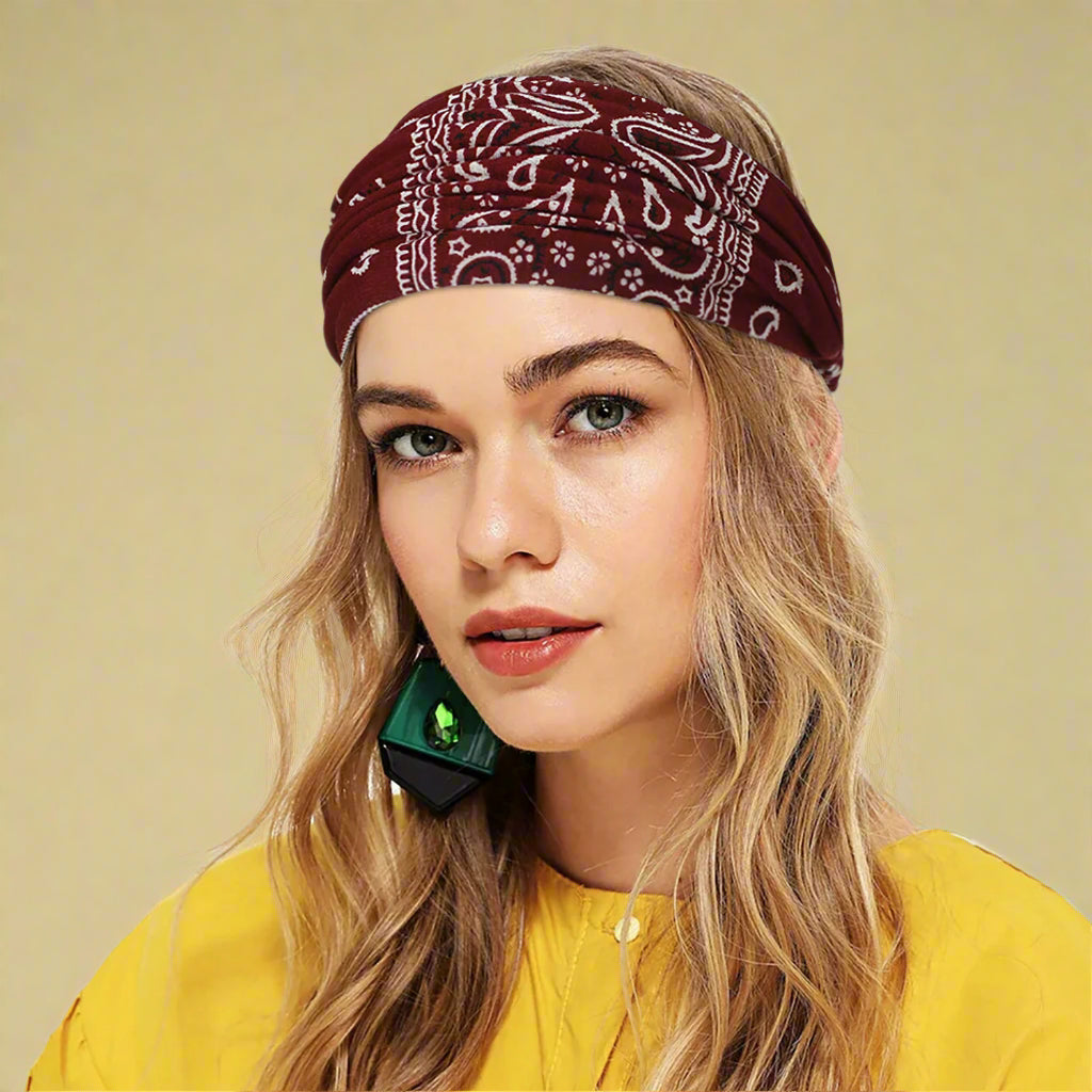 Paisley Cotton Headband - RUN THE STREETS COLLABORATIVE