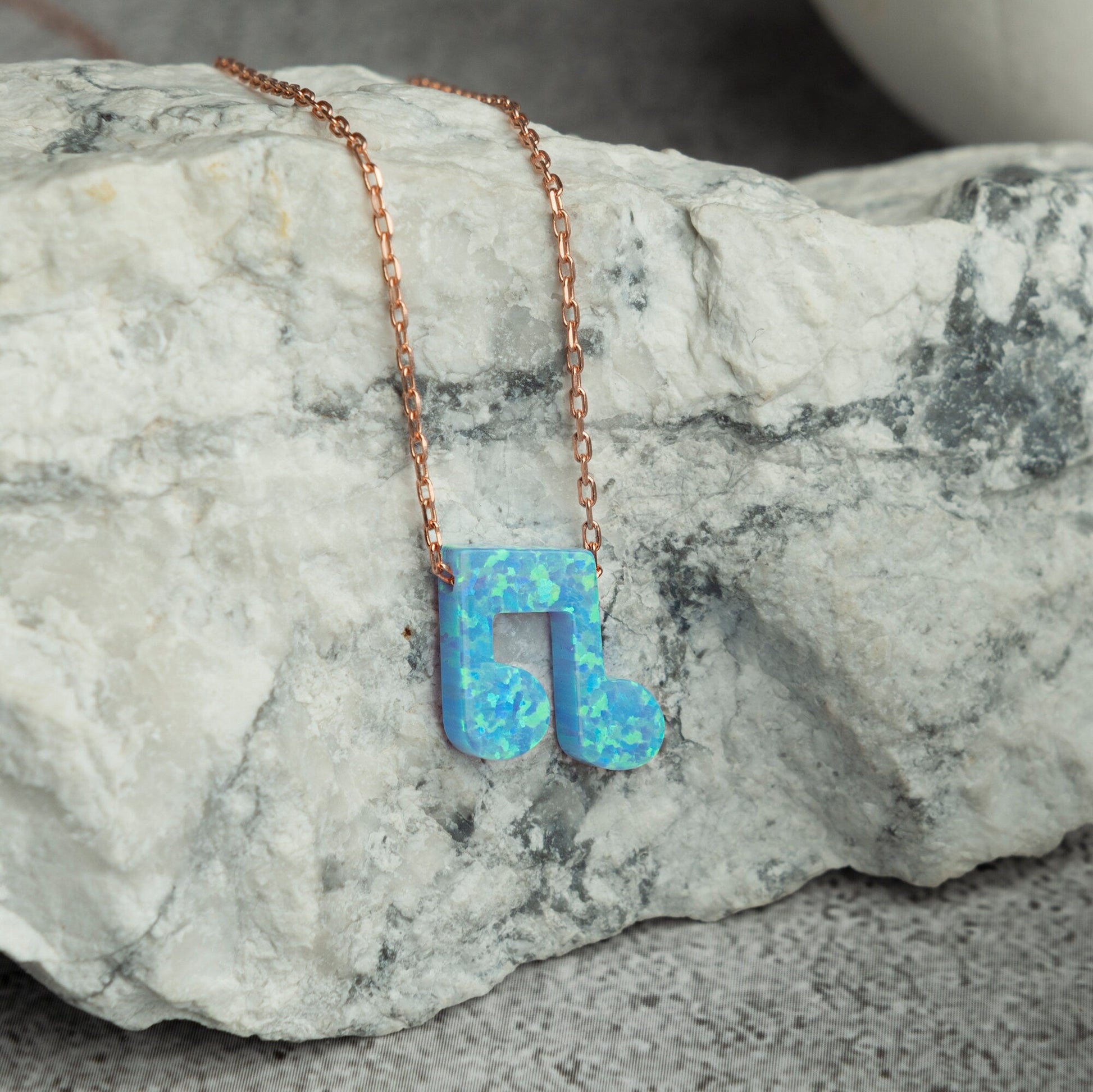 Music Note Necklace - RUN THE STREETS COLLABORATIVE