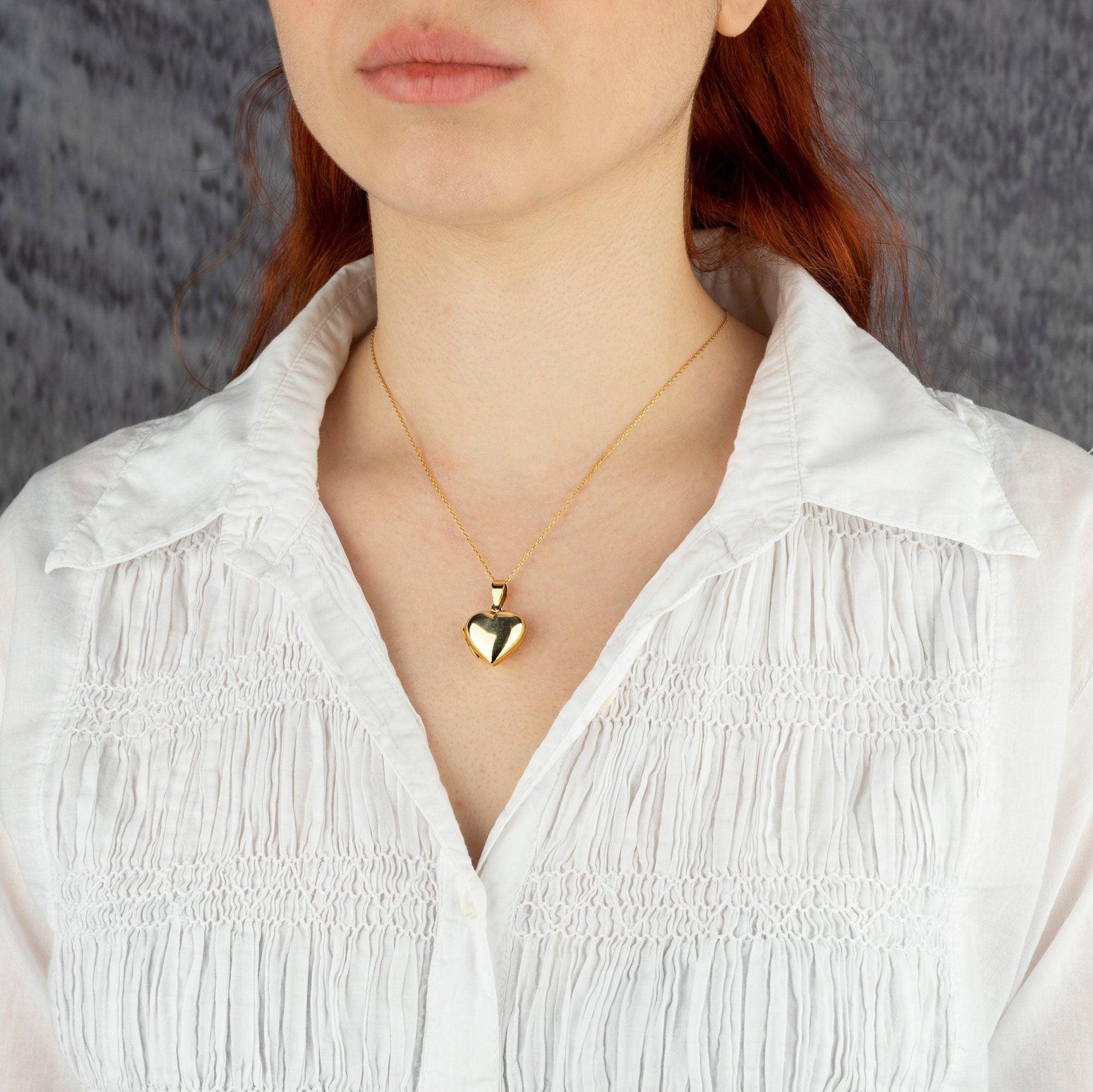 Silver Locket Heart Necklace - RUN THE STREETS COLLABORATIVE