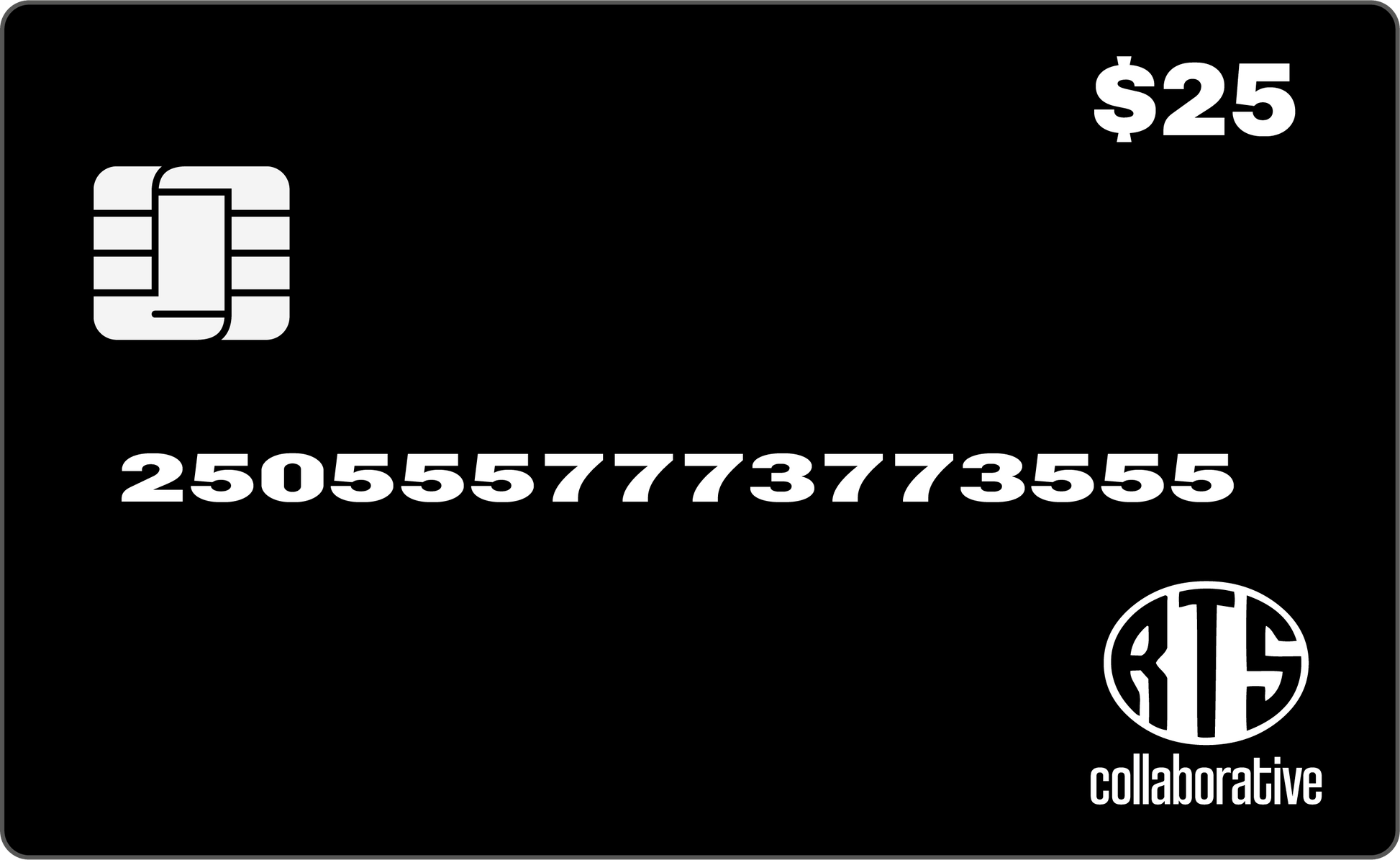 Gift Card Adobe Illustrator Template - RTS Collaborative