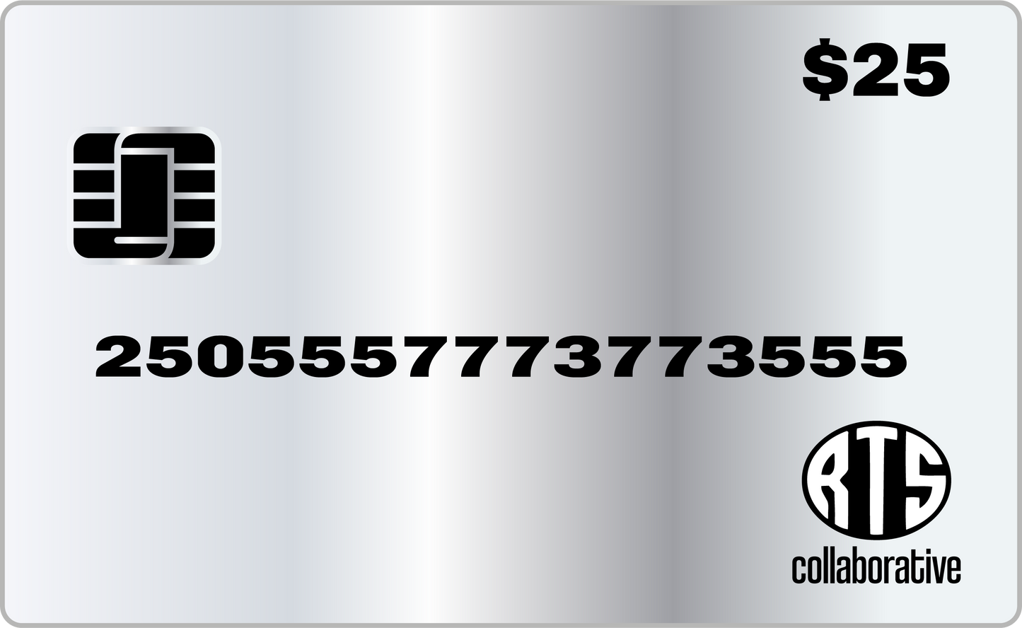 Gift Card Adobe Illustrator Template - RTS Collaborative