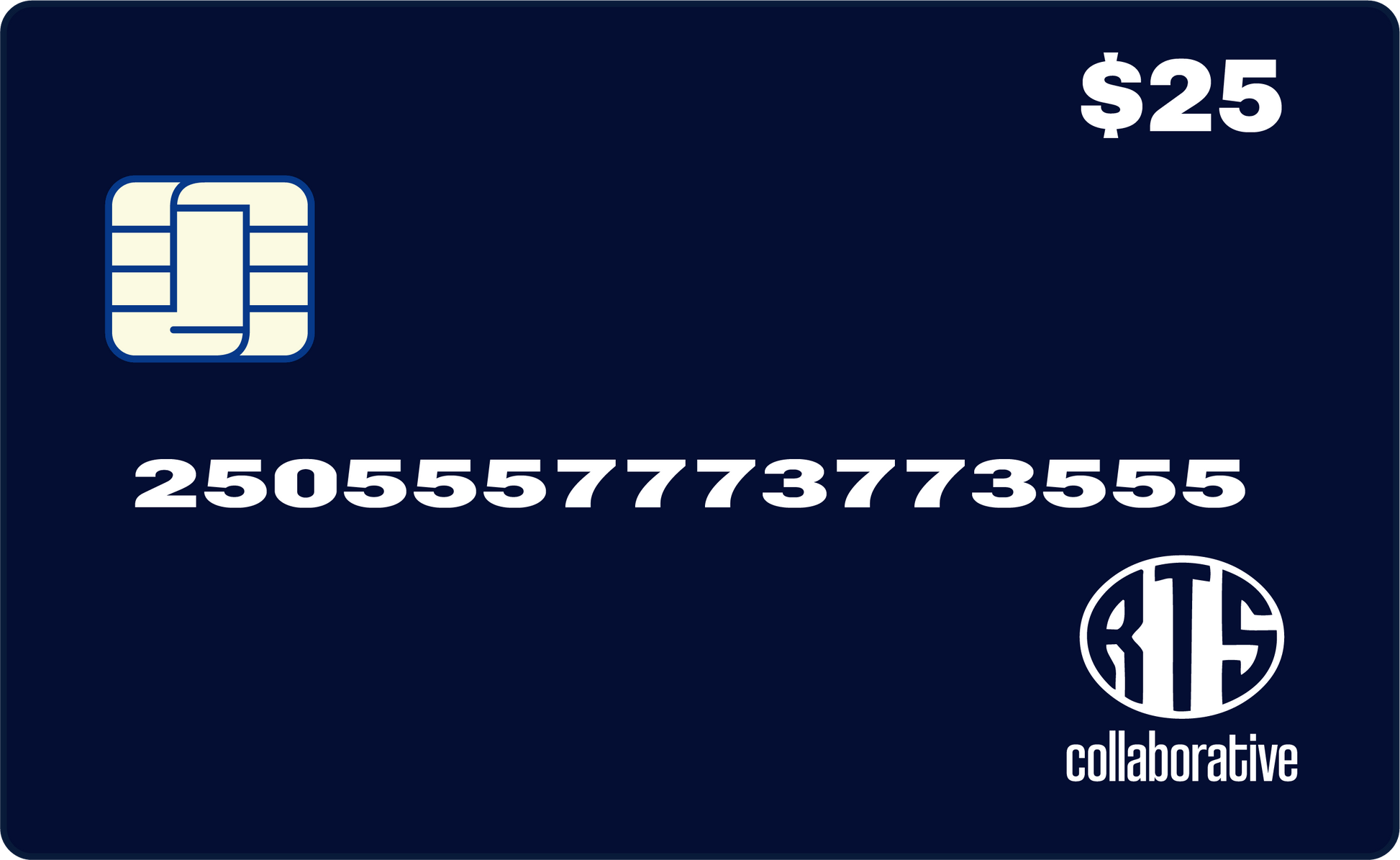 Gift Card Adobe Illustrator Template - RTS Collaborative