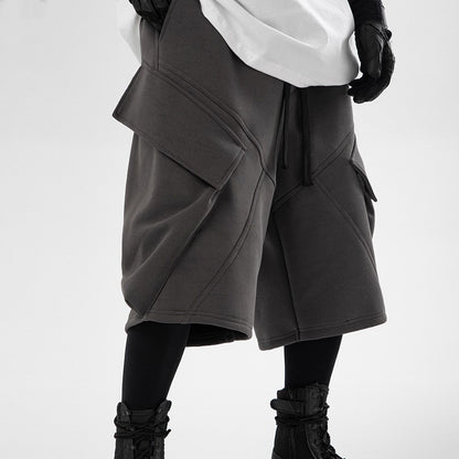 Spliced Dynasty Pocket Shorts - RUN THE STREETS COLLABORATIVE