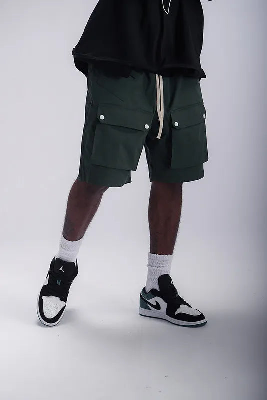 Utility Nylon Cargo Shorts - RUN THE STREETS COLLABORATIVE