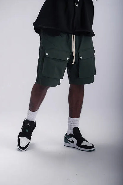 Utility Nylon Cargo Shorts - RUN THE STREETS COLLABORATIVE