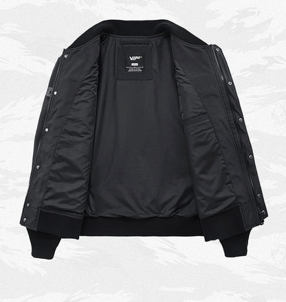Multi-Pocket Technical Bomber Jacket