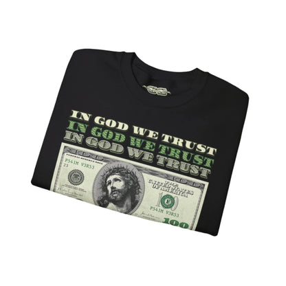 In God We Trust  Crew Sweatshirt - RTS Collaborative