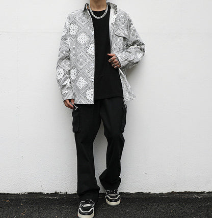 Patchwork Bandana Overshirt