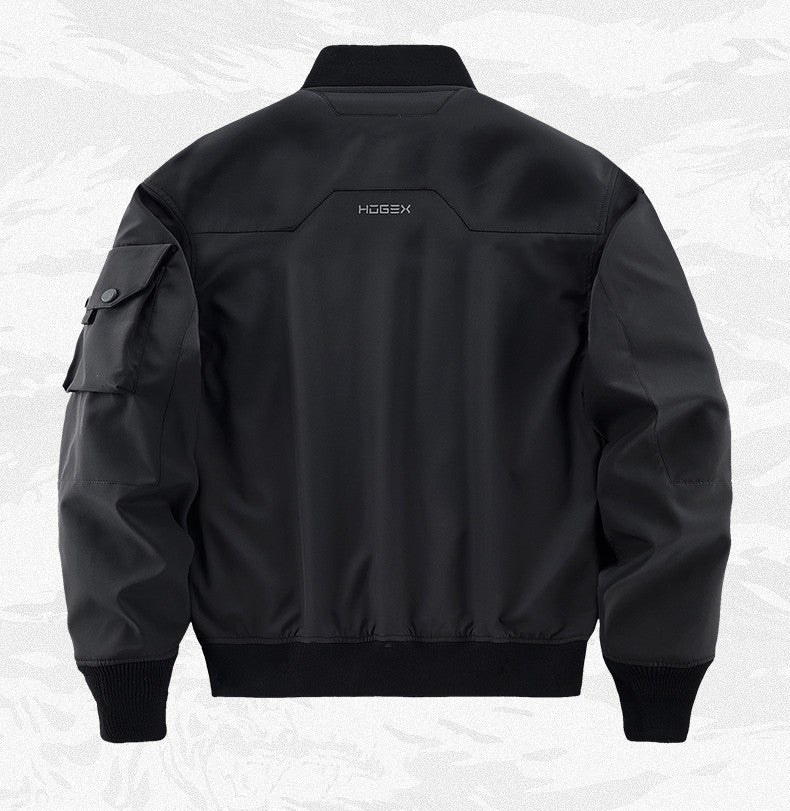 Multi-Pocket Technical Bomber Jacket