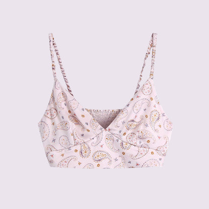 Paisley Print Crop Bralette