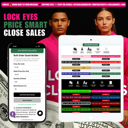 🏆 Master Margins & Marketing Suite (Membership)