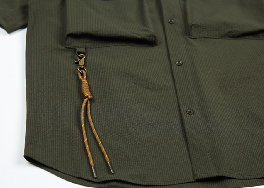 Utility Box-Pocket Short-Sleeve Shirt