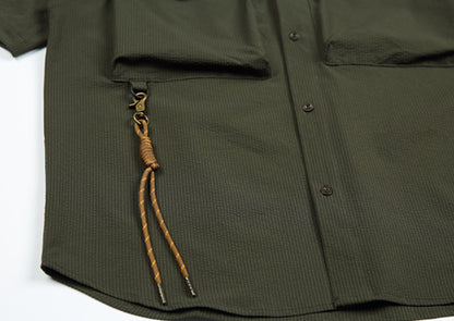 Utility Box-Pocket Short-Sleeve Shirt