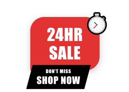 24HR Sale Timer Emoji Animated Promo Banner - RUN THE STREETS COLLABORATIVE