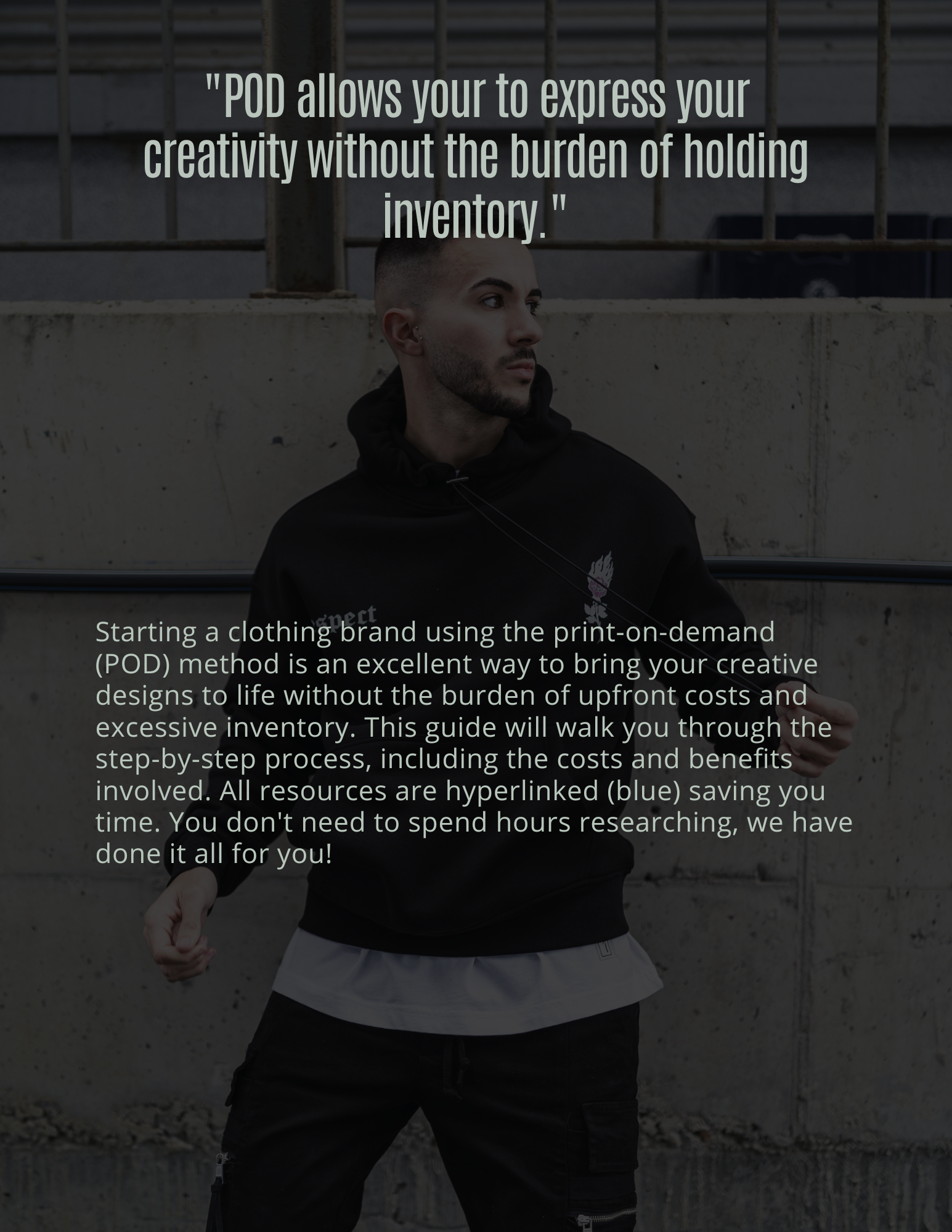 Start a Clothing Brand Using The POD Method E-Book — Build Your Brand No Inventory Low Startup Limited Risk - RTS Collaborative