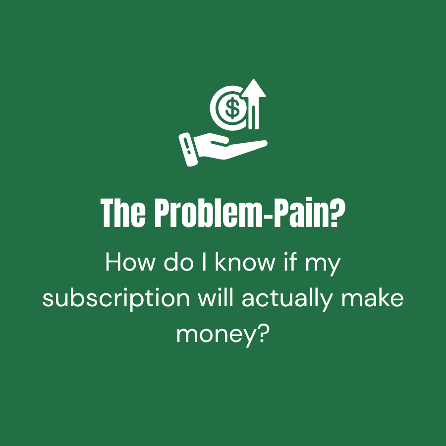 🏆 Subscription Model Planner MRR (Monthly Membership)