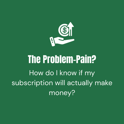 🏆 Subscription Model Planner MRR (Monthly Membership)