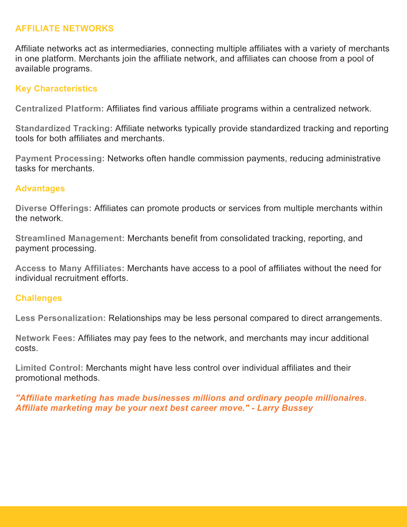 Affiliate Networks and Programs List - RTS Collaborative