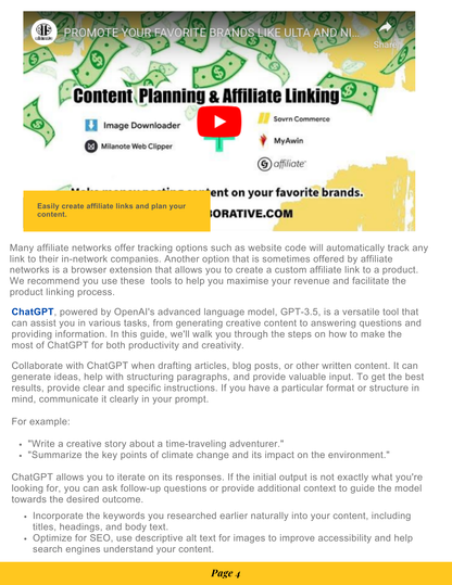 Affiliate Marketing E-Book —Build Relationships, Create Content, Earn Passive Income, Live The Life You Want - RTS Collaborative