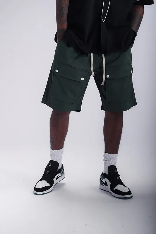 Utility Nylon Cargo Shorts - RUN THE STREETS COLLABORATIVE