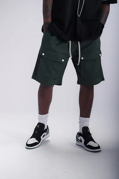 Utility Nylon Cargo Shorts - RUN THE STREETS COLLABORATIVE
