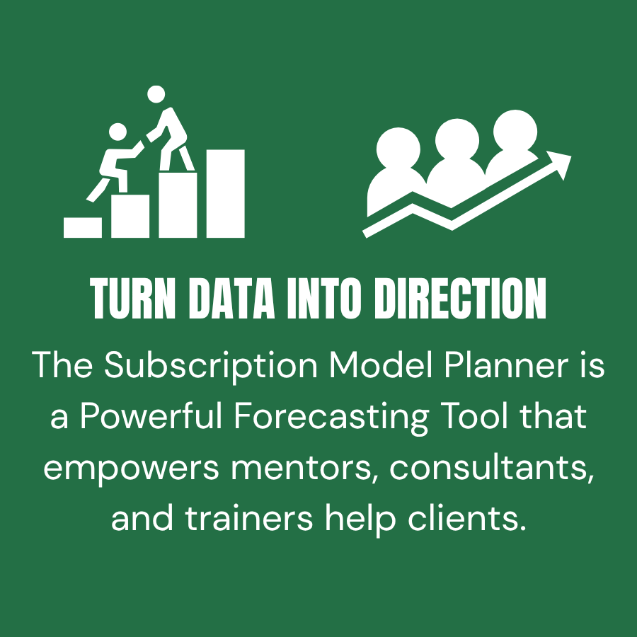🏆 Subscription Model Planner MRR (Monthly Membership)