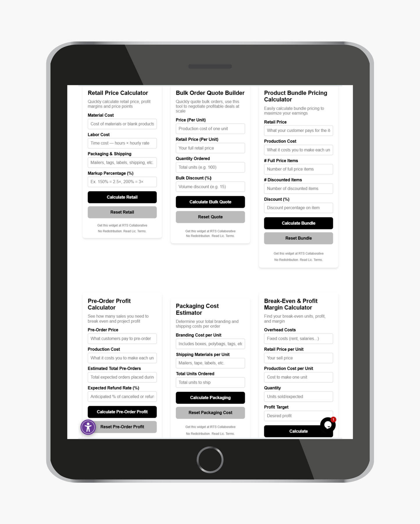 Plug, Price & Profit Turnkey Landing Page Template 🔑 💵 📉