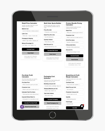 Plug, Price & Profit Turnkey Landing Page Template 🔑 💵 📉