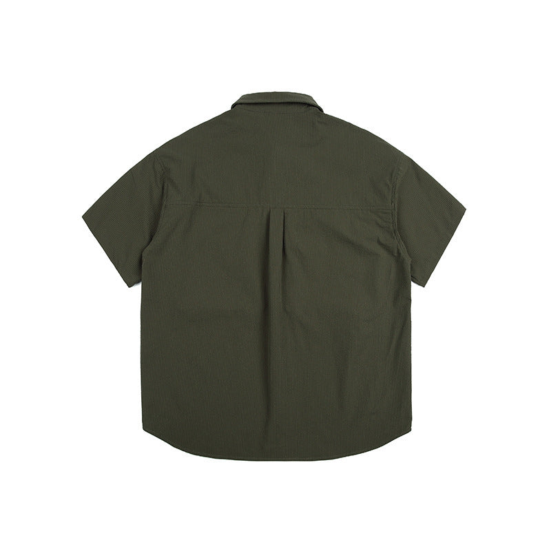 Utility Box-Pocket Short-Sleeve Shirt