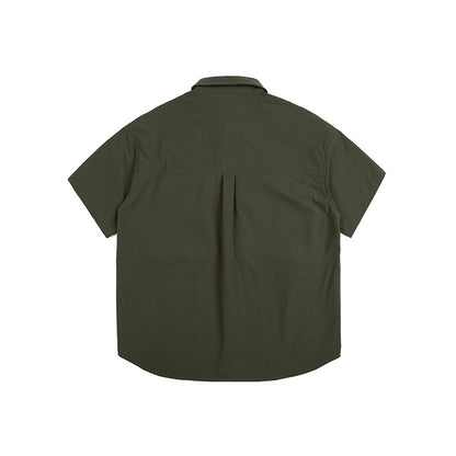 Utility Box-Pocket Short-Sleeve Shirt
