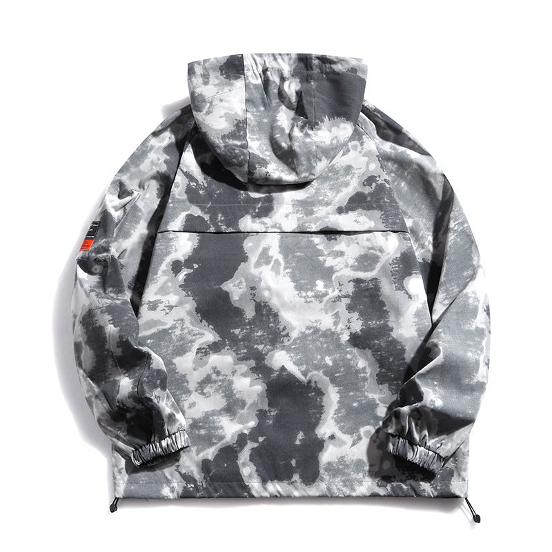 Stealth Camo Utility Windbreaker