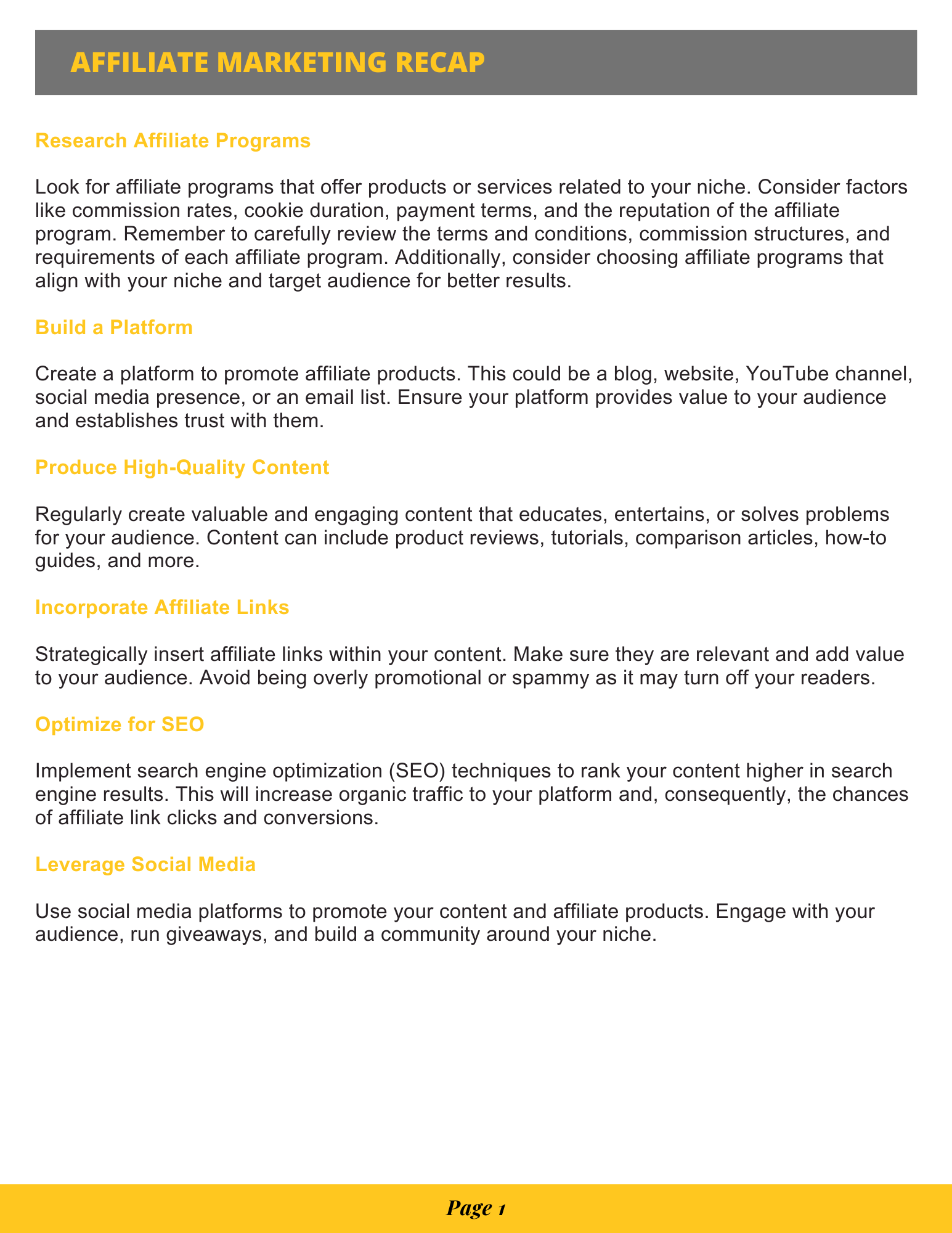 Affiliate Marketing E-Book —Build Relationships, Create Content, Earn Passive Income, Live The Life You Want - RTS Collaborative