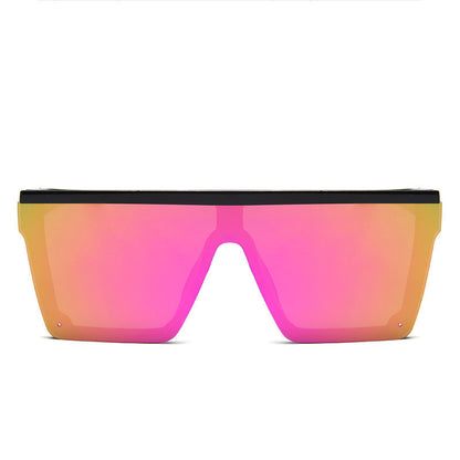 Futurist Shield Shades – Black/Purple