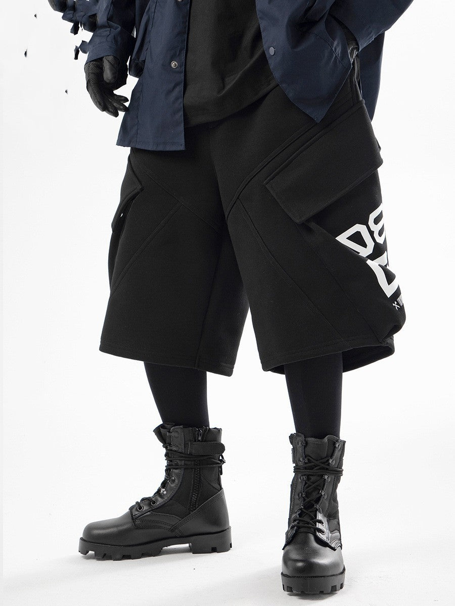 Spliced Dynasty Pocket Shorts - RUN THE STREETS COLLABORATIVE