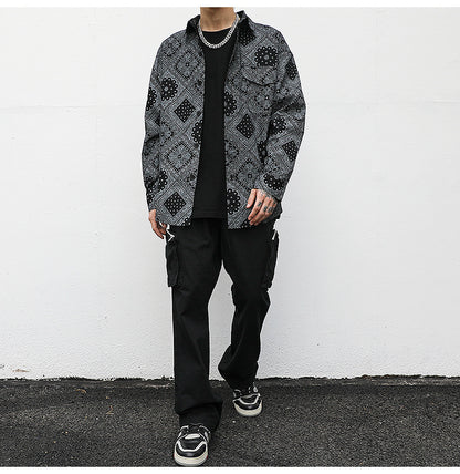 Patchwork Bandana Overshirt