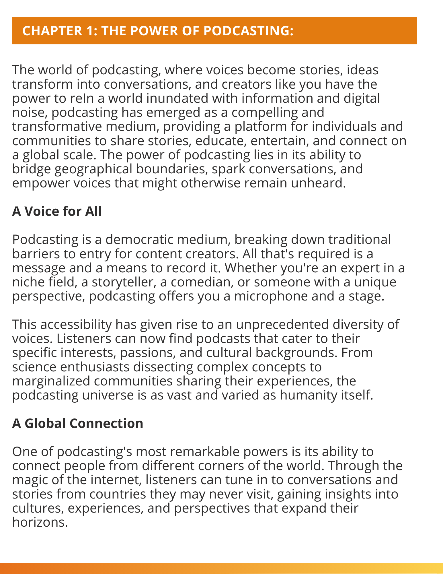 How To Start A Podcast E-Book —Share Your Voice, Share Your Story, Inspire Others, Build and Transform Culture - RTS Collaborative