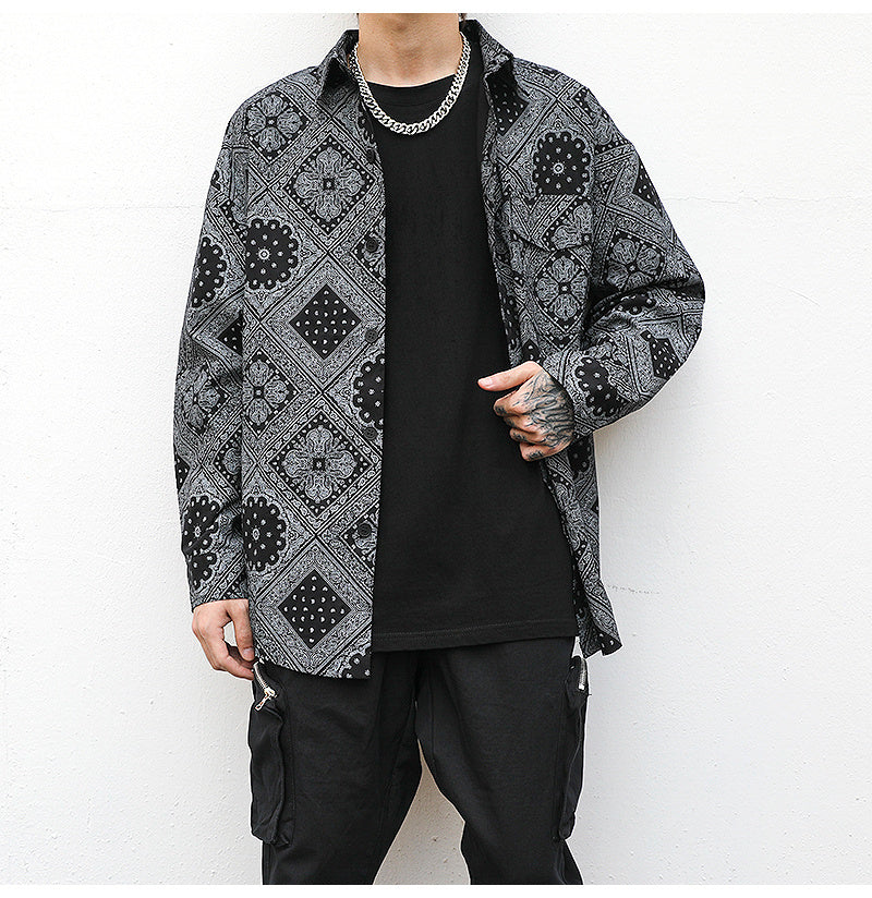 Patchwork Bandana Overshirt