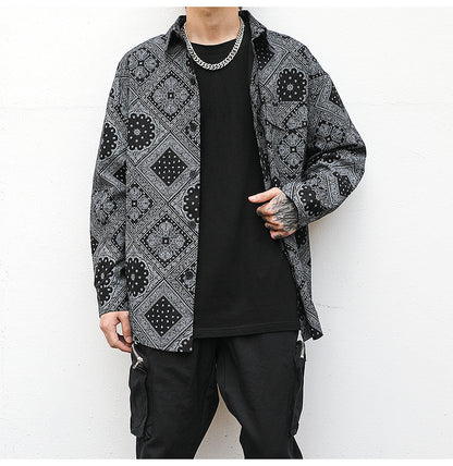 Patchwork Bandana Overshirt