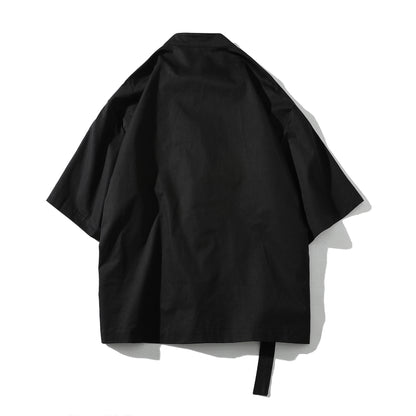 Frog-Closure Utility Overshirt (Short Sleeve)