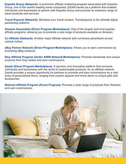 Affiliate Networks and Programs List - RTS Collaborative