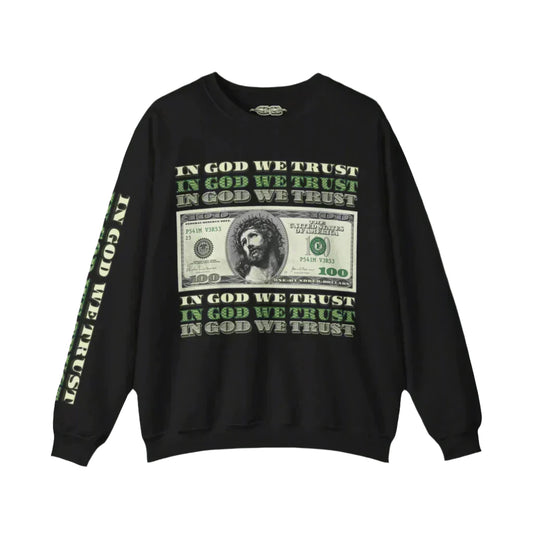 In God We Trust  Crew Sweatshirt - RTS Collaborative