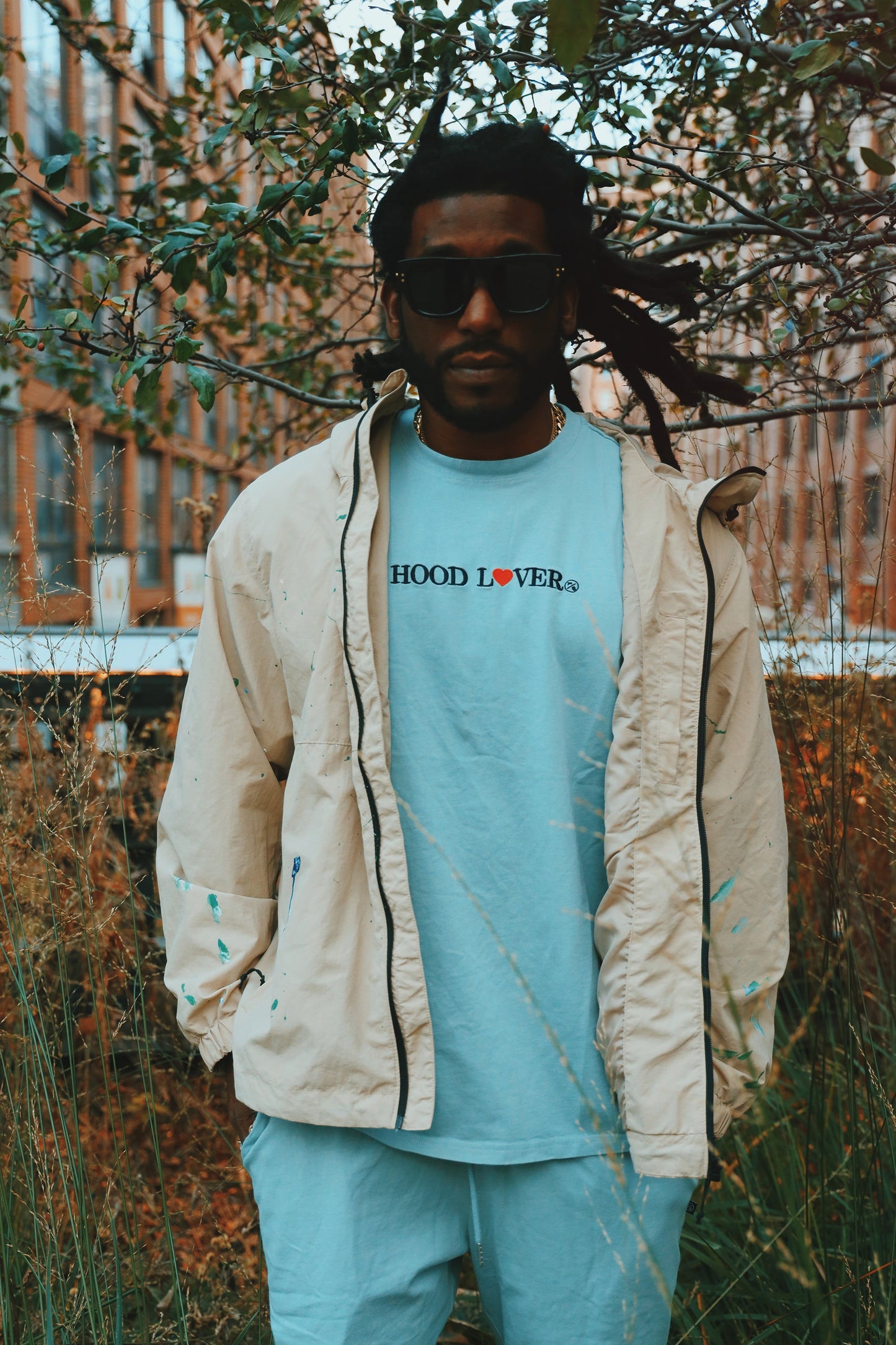 Hood Lover (Vintage Denim - Oversize Shirt) - RUN THE STREETS COLLABORATIVE
