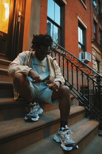 Hood Lover (Vintage Denim - Oversize Shirt) - RUN THE STREETS COLLABORATIVE