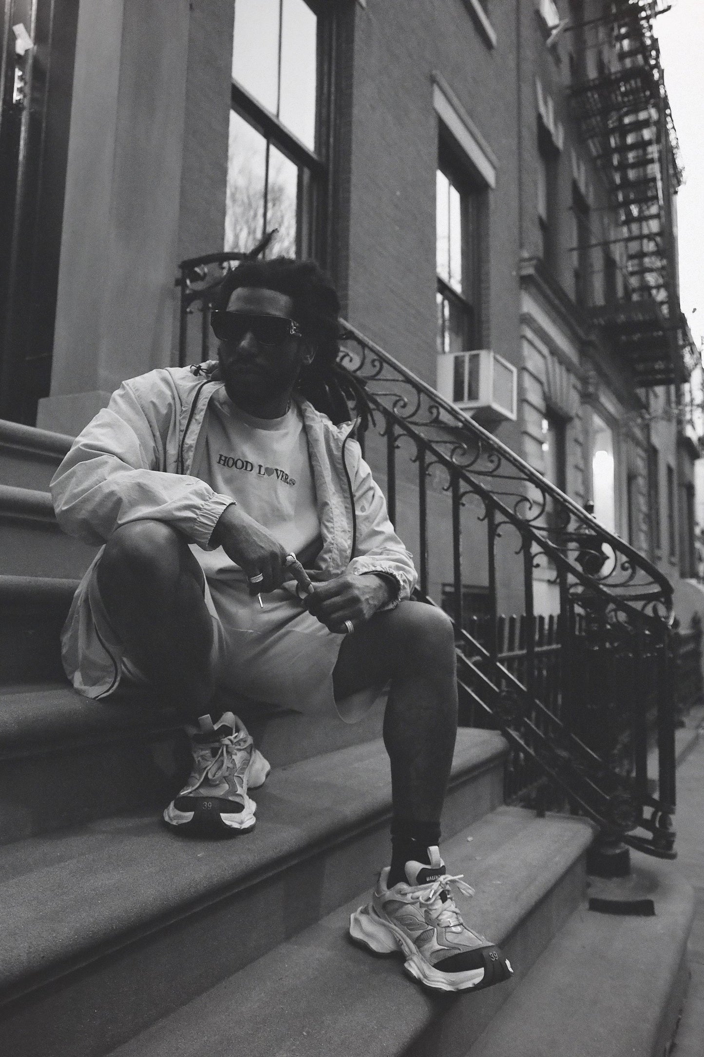 Hood Lover (Vintage Denim - Oversize Shirt) - RUN THE STREETS COLLABORATIVE